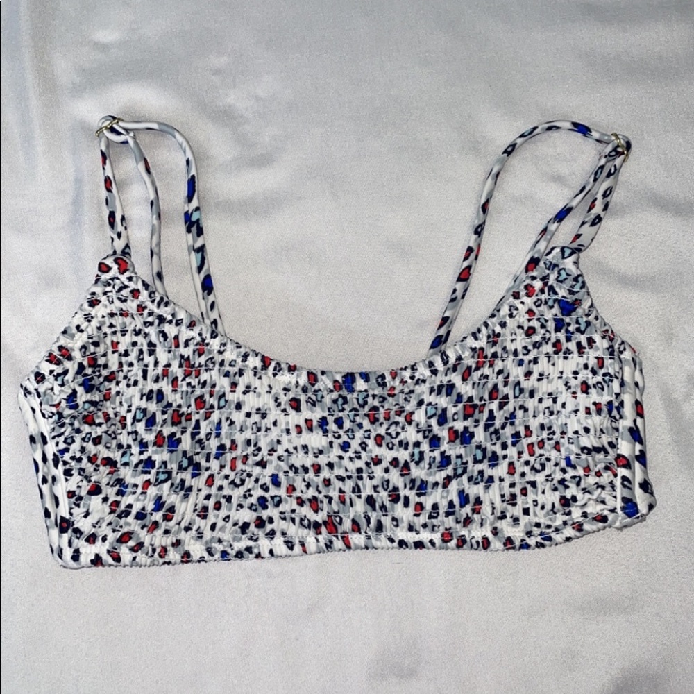 Smocked America Bikini Top